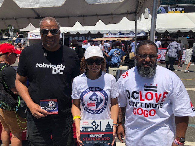 DCstatehood51's tweet photo. Thank you again to everyone who came out to support #DCStatehood this weekend at #BBQinDC! We are proud that #DC is represented as a state - just like all the other 50 states. 
#AddAStar 
#ShowUp4DC https://t.co/rtHJIlkFEc