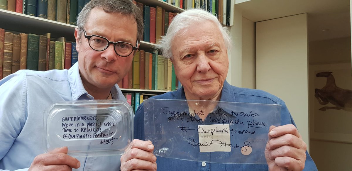 In the simple and compelling words of Sir David Attenborough, “Dear Supermarkets, for the sake of the planet, less plastic please! #OurPlasticFeedback” #WarOnPlastic