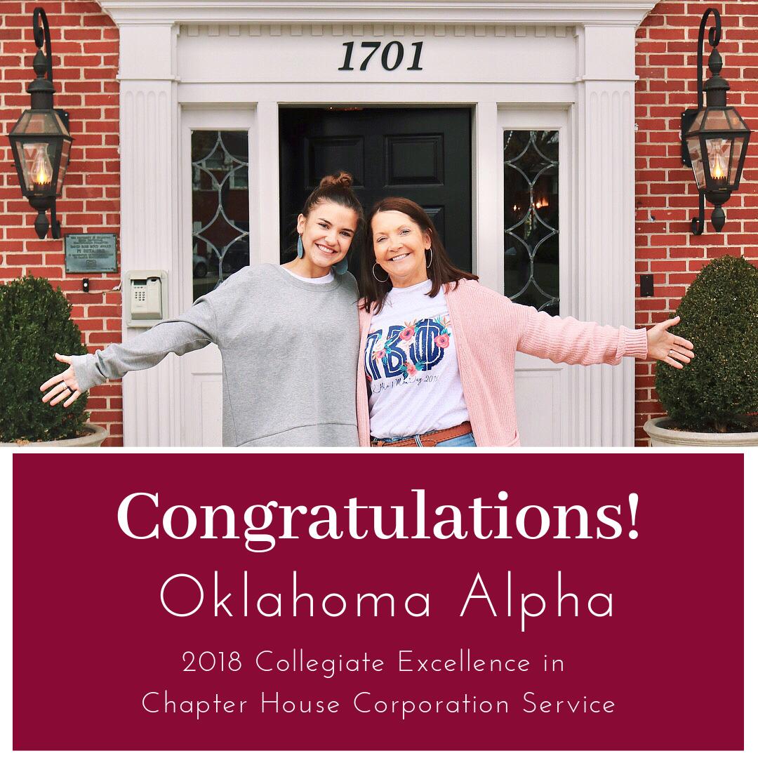 Congratulations to <a href="/PurduePiPhis/">Purdue Pi Phis</a> for winning the 2018 Excellence in AAC Service and to <a href="/OUPiBetaPhi/">OU Pi Beta Phi</a> for winning the 2018 Excellence in CHC Service! Great chapters are supported by stellar AACs and CHCs! We look forward to more celebrations at convention this week!! #piphiproud