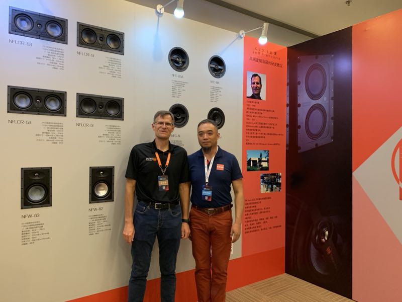 TDGAudio's tweet photo. Here are some great photos of The Davinci Group President and CEO, Jeff Francisco, the musician behind the world’s first architectural speakers.

#tradeshow #china #hometheater #architecture #design #audiophile #audiosystem #inwallspeaker #surroundsound #hifi #tdgaudio #avtweeps https://t.co/4mSyOAy3Zm