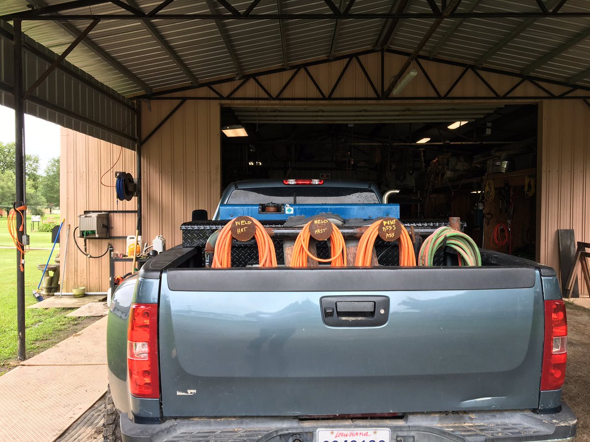 bretmcgee23's tweet photo. She looks good back there but will look better on the slick bed I’m building 😉 thought I was just a broke stupid helper ? Lmfao #NEXTJOKE #beadhand #fabhand and whatever in between 🤷🏻‍♂️ https://t.co/RKZCdu8Pmq