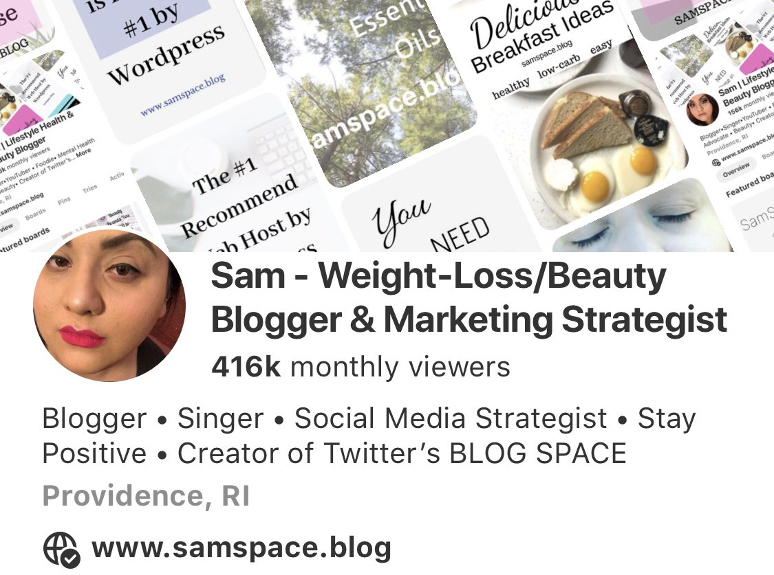 samcomparone's tweet image. My Pinterest is now at 480k - purchase the @BGbloggers Pinterest e-course! It’s my FAV tool for #pinterestmarketing 👌🏼 samspace.blog/the-ell-duclos… check my post out!! #SAMSPACE
