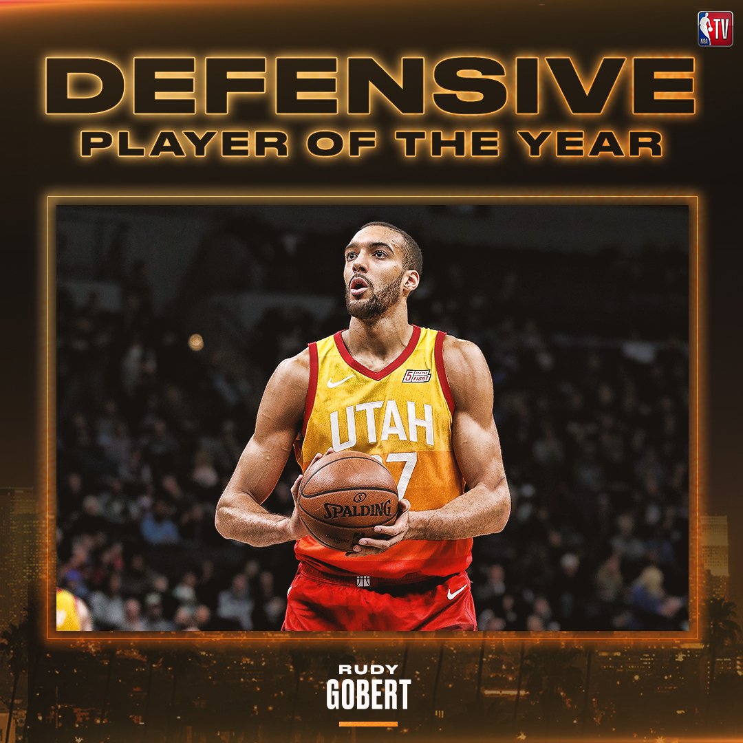 Flipboard: Jazz center Rudy Gobert wins 2019 Defensive Player of the ...