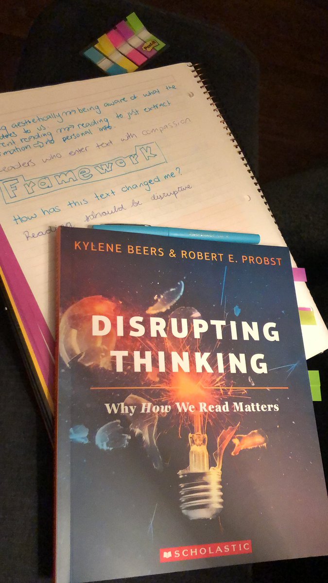 teach_herrera's tweet photo. A little summer reading π€π #disruptingreading #kylenebeers #robertprobst https://t.co/RTOq71pTOL