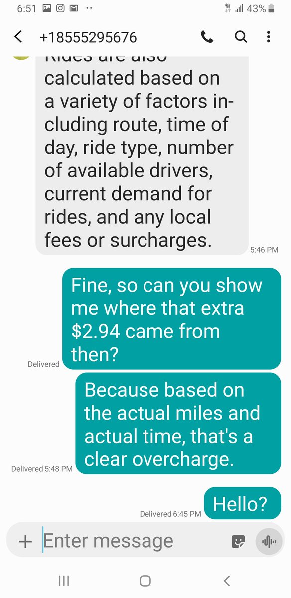 _crawfordtmcs's tweet photo. @lyft can't respond when your policy gets exposed as fraudulent, eh? https://t.co/NxAEW83zlv