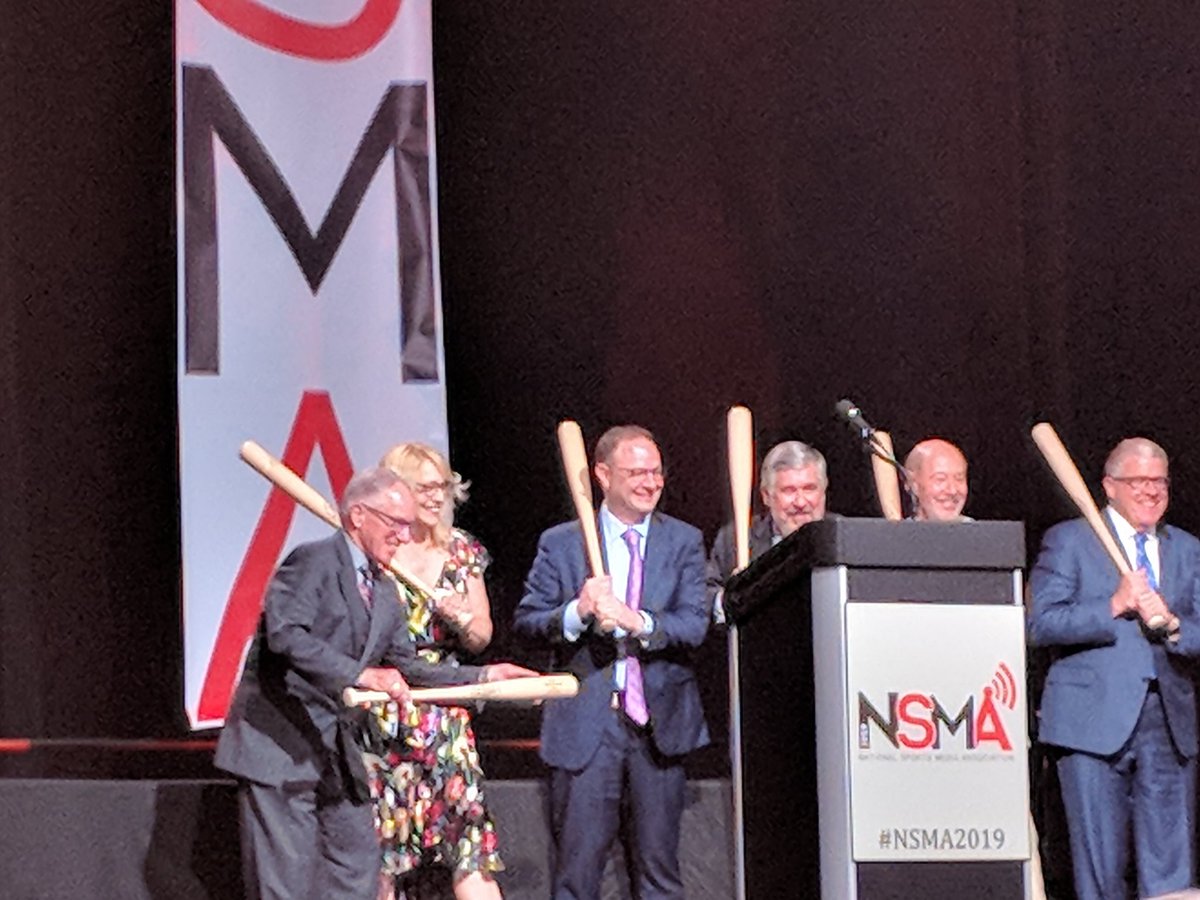 VWSChristian's tweet photo. Congrats to all tonight's @NSMASportsMedia Award Winners! #NSMA2019 #visitws #meetws #wsnc https://t.co/np518VPo6J
