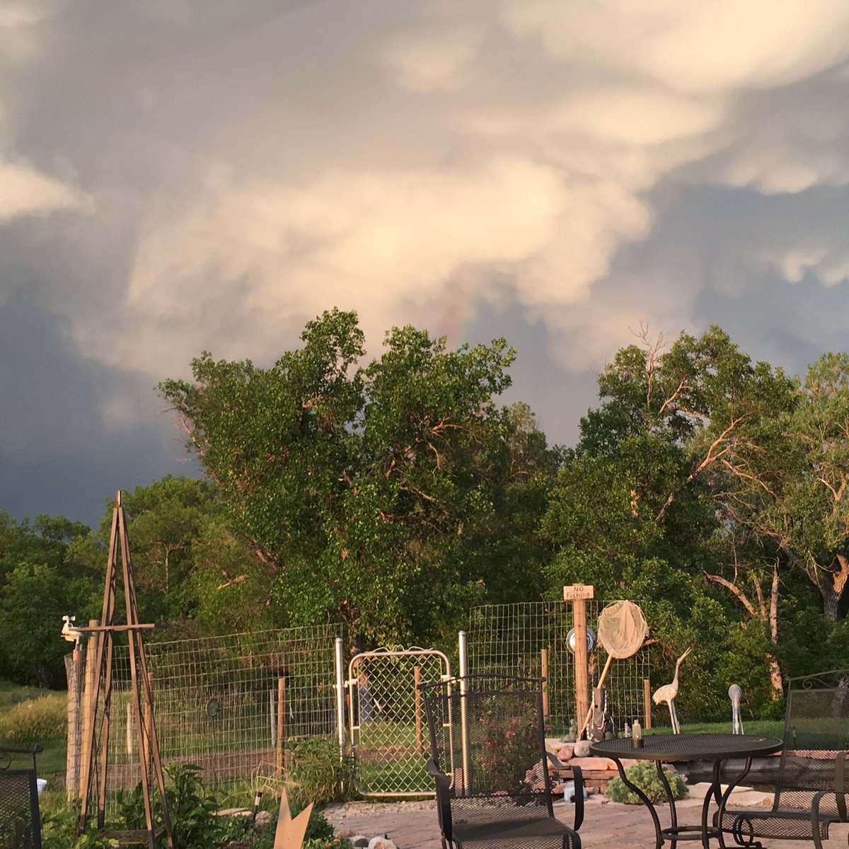 Dawes County.  Looking Northeast from our west patio.