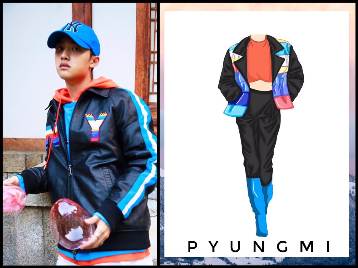 PYungmi's tweet photo. [RETRO EXO 🎙🎼]

I wanted to showcase the vibrant colors of the collaboration with MLB and EXO and what better way than through a retro adaptation 👨🏼‍🎤💙
-
Lets get into the summer vibe with this #EXOLLECTION 
-

My #TeenChoice for #ChoiceInternationalArtist is #EXO @weareoneEXO https://t.co/fhxDOhgjok