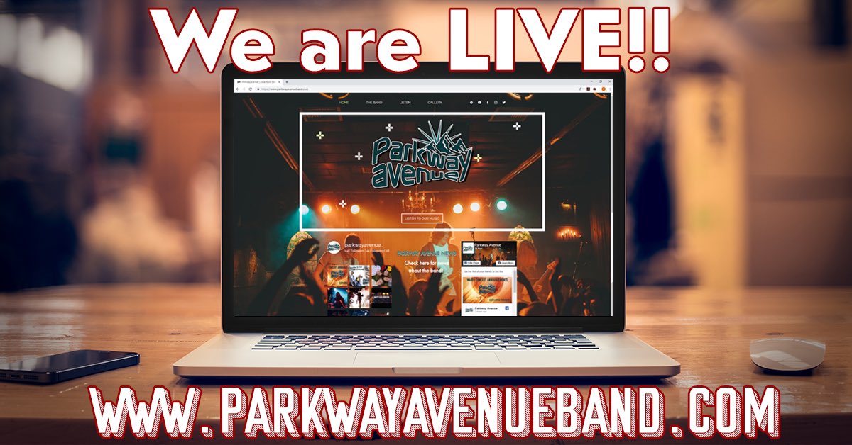 ParkwayAvenue_'s tweet photo. Don’t forget to check out our amazing new website!! Save it to your bookmarks to check for weekly updates and our tour schedule!! Also, our store will be opening soon!!!!
#parkwayavenue #indierock #rock #music #dapperdeadpool #yourewelcome #utahlocalband #utah https://t.co/P0B4H4FosK