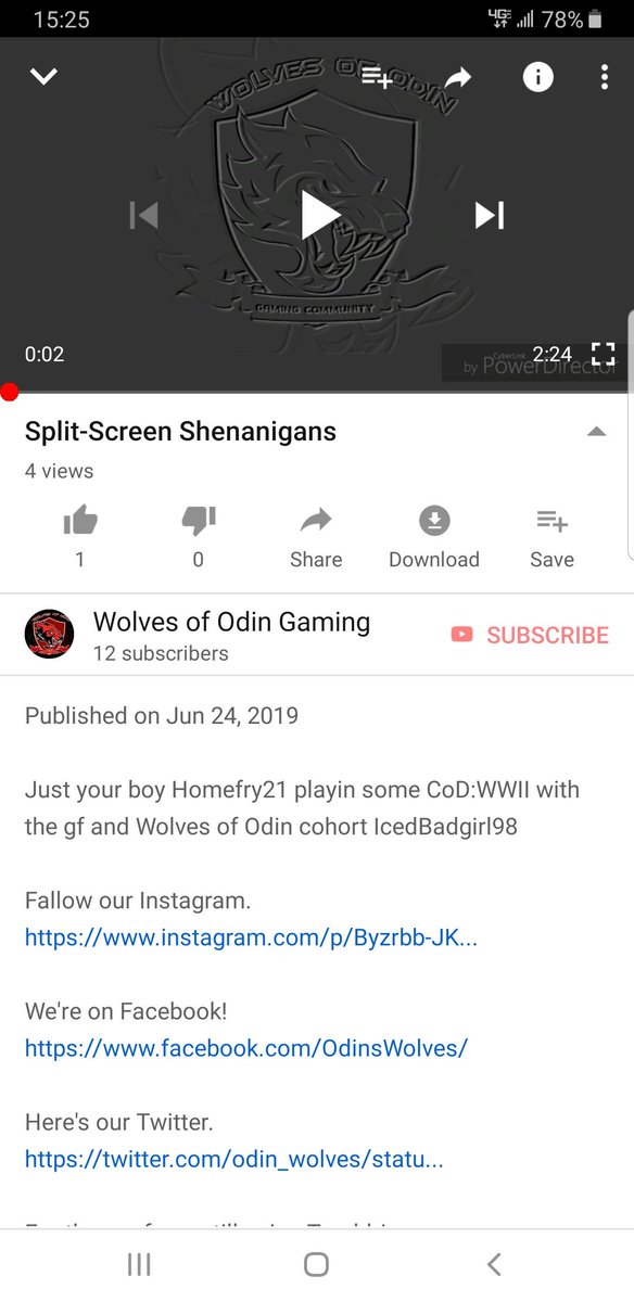odin_wolves's tweet image. New vid up pups!
Time for some good ol fashioned split-screen! XD
#youtube #wolvesofodingaming #Homefry21 #WoOG #xboxone #gaminglife #splitscreen #CallofDuty
#WWII #shenanigans #wtf
youtu.be/M3joQZUhM4s