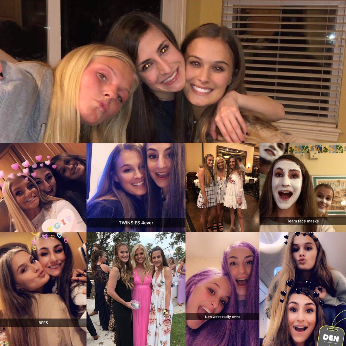 happy happy birthday Avery ☺️💗 thanks for my wonderful nickname &amp; being the best twin ever!! Im gonna miss hugging you after every competition SO much:(  i hope today is amazing because you deserve the world!!I LOVE YOU &amp; can’t wait to celebrate soon😉✨🥰 #forevertwins #csis