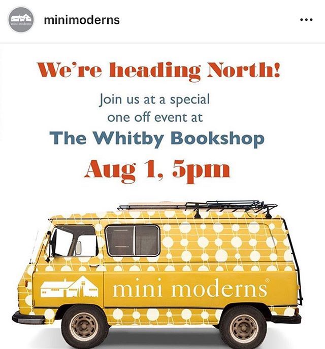 RubyandBlueMade's tweet photo. So looking forward to seeing the chaps who are @minimoderns in Aug - just before my birthday - who fancies coming along??
.
.
#whitby #whitbybookshop #minimoderns #northyorkshirecoast #britishdesign #booksigning #designpublication https://t.co/970aV06yyR https://t.co/tr2ykdiUaM