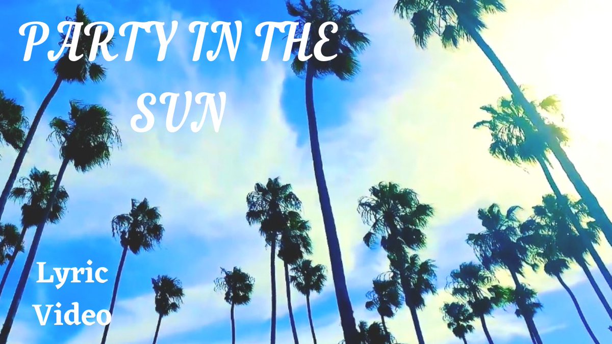 jessicamellott's tweet photo. NEW lyric video for #partyinthesun out TODAY! Click link to watch: https://t.co/0rLq8T0MeJ  #lyricvideo #newmusic https://t.co/FahZamkmMr