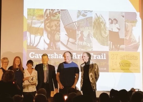 Amazing event, thank you @ArtsCultureRdg and everyone who has exhibited, visited &amp; supported the trail over the past 10 years. #rdguk we are over to moon to have won an award 😬😘