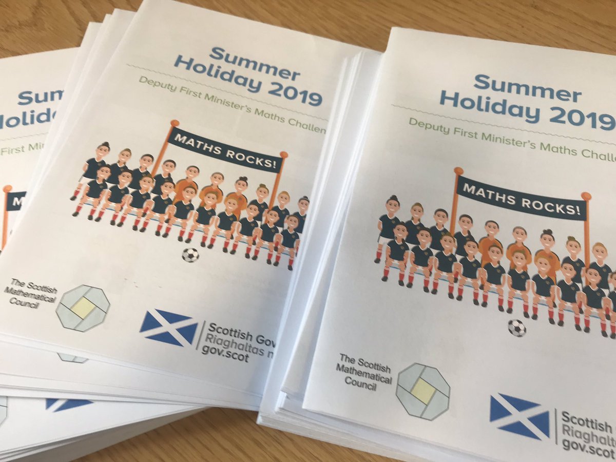 glebeps's tweet photo. Look out for these in P6 schoolbags ๐ผ๐๐ @NAC_EYE @scottishmaths @ScotGovFM #holidaymaths https://t.co/Ps5PBKBACs
