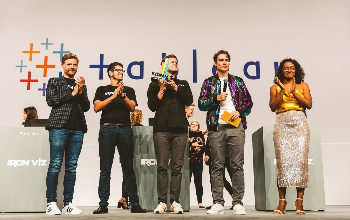 tableau's tweet photo. Congratulations to #IronViz champion, @datavismon! 🎉 Here’s how his interactive viz on the history of Eurovision points hit all the right notes with the judges at #data19 Berlin: https://t.co/XhaEY5LoHk https://t.co/YbWEy5V3Li