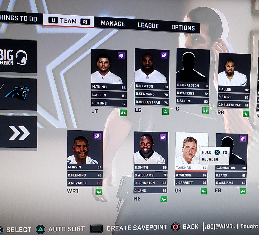 Why_Martinez's tweet photo. Excited to announce my Historic Roster are now LIVE on PS4 via Madden Share! Go check them out #madden19 #ps4 #retrorosters #flashbackfranchise https://t.co/3QFSxFLf8K