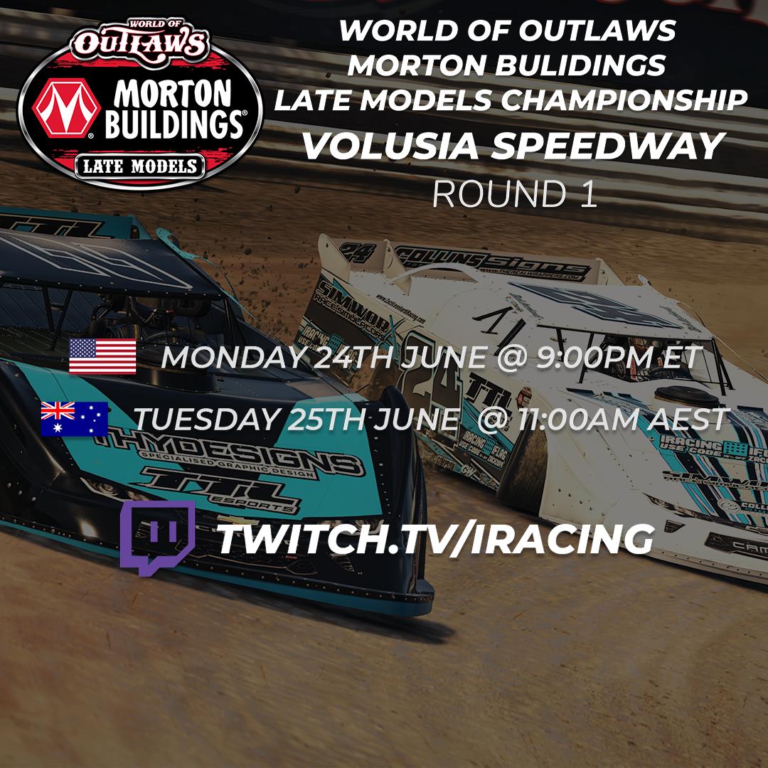 Just under 2 hours to go until the start of the Late Models World Championship. 😎

Checkout all the action on the iRacing Esports Network.

twitch.tv/iRacing