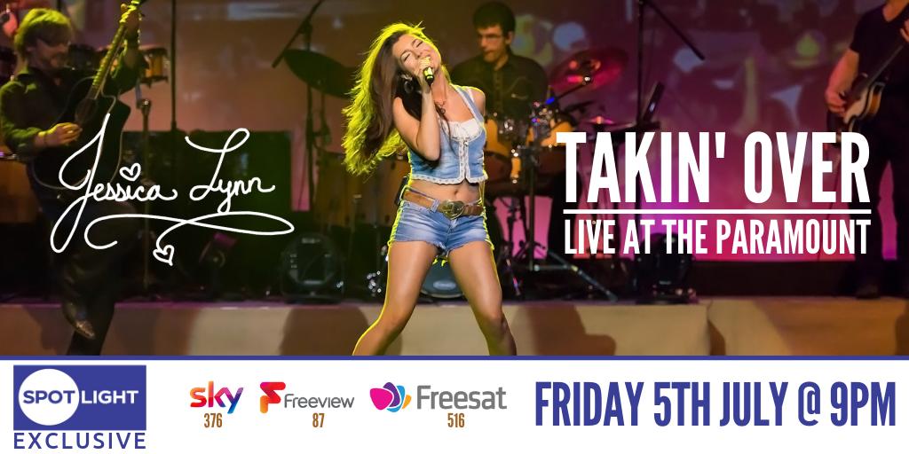 It's all confirmed! Jessica Lynn will be #TakinOver #SpotlightTV at 9pm on 5th July.

#CountryMusicUK #UKCountry