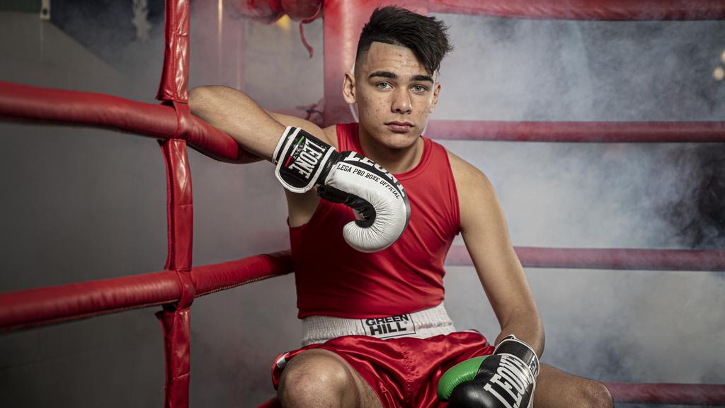 Northside Boxing Club's Callum Peters three state boxing titles, three junior national Golden Glove championships as well as a gold from the Marist Boxing tournament in Samoa – &amp; he’s only 16. Check out his story + a cool video by <a href="/Simon_Cross85/">Simon Cross</a> ➡️bit.ly/2J320E7