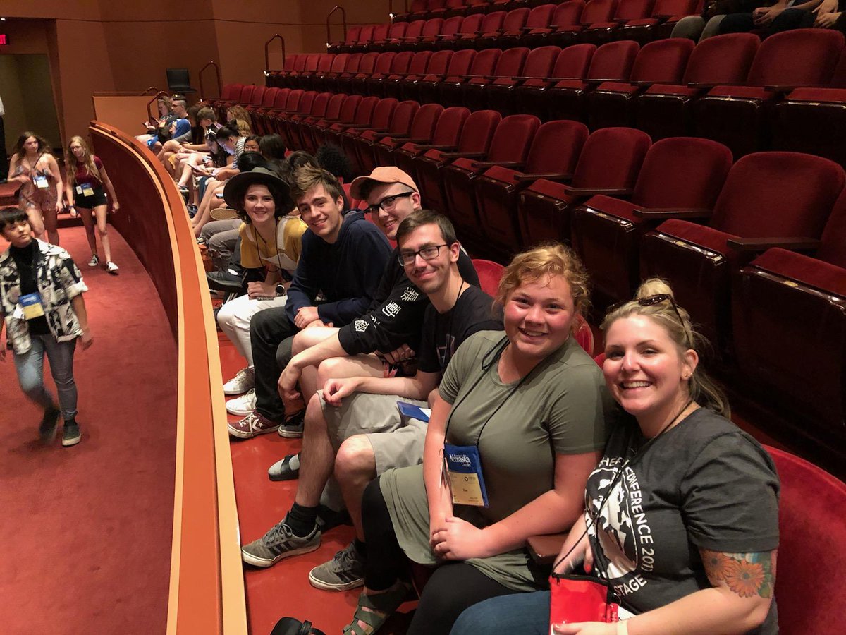 KickapooTheatre's tweet image. Night One! International Thespian Conference 2019! #khstheatre @KickapooChiefs @officialSPS
