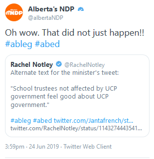 KenneyFactCheck's tweet photo. Really hoped we wouldn’t have to do this anymore, after Albertans sent NDP a clear message on their failed fact-free fear &amp; smear campaign.

These tweets were all deleted today after they got caught.

Alberta deserves better than an opposition that can’t get facts straight #ableg https://t.co/XW6eU8CAsD