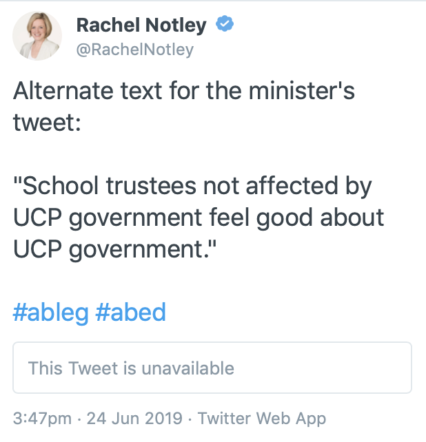 KenneyFactCheck's tweet photo. Really hoped we wouldn’t have to do this anymore, after Albertans sent NDP a clear message on their failed fact-free fear &amp; smear campaign.

These tweets were all deleted today after they got caught.

Alberta deserves better than an opposition that can’t get facts straight #ableg https://t.co/XW6eU8CAsD