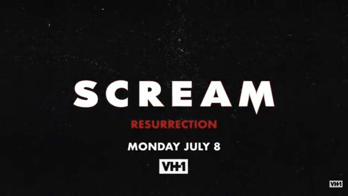 screamthrillogy's tweet photo. Scream: The TV Series is returning July 8 to VH1 in a three-night special event. #ScreamResurrection #MTVScream #ScreamS3 #Scream #VH1Scream https://t.co/Y6ExrVaE4Y