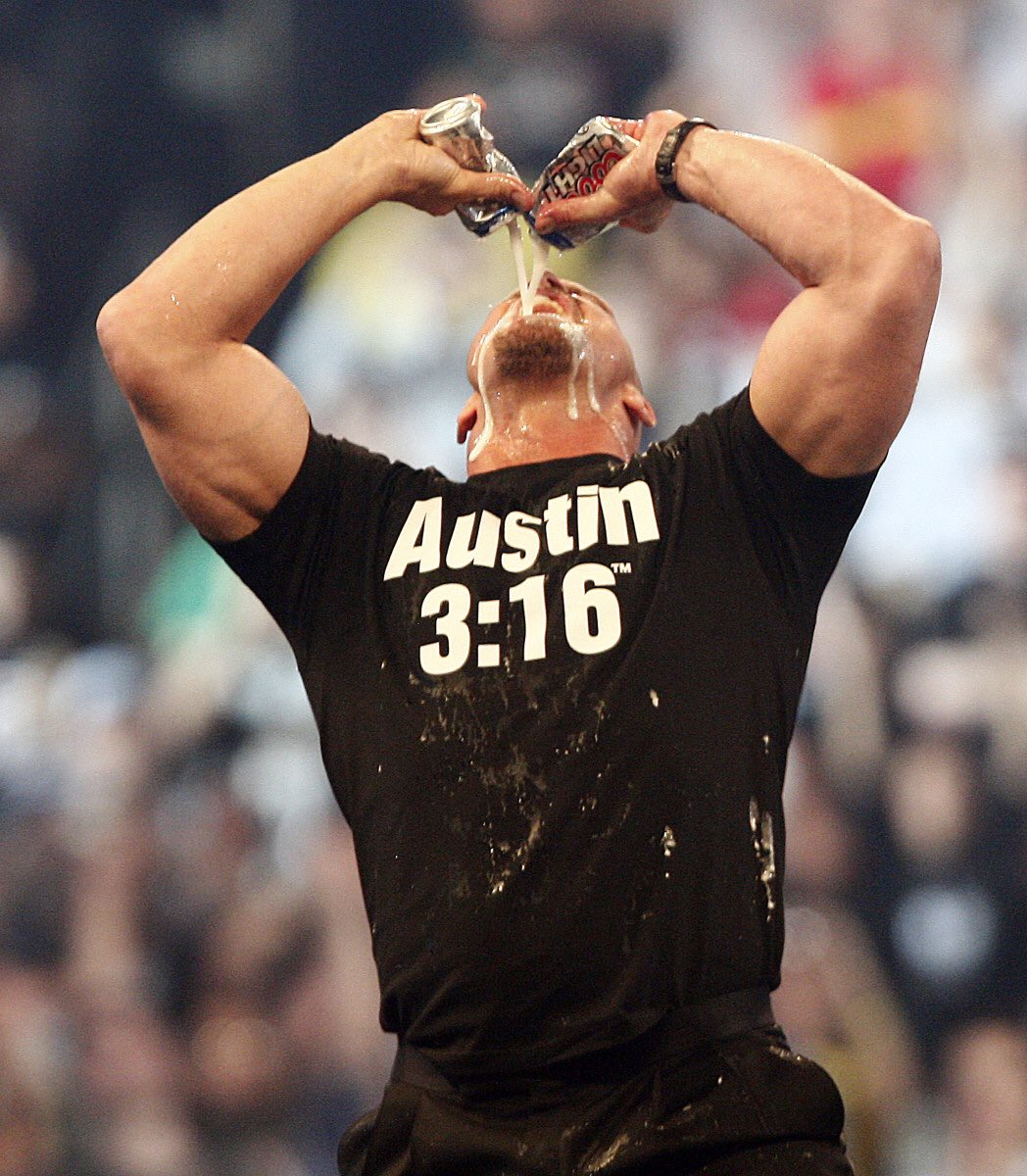Steve Austin Might Have Competition In Beer chugging Twitter steve-austin-might-have-competition-in-beer-chugging-twitter