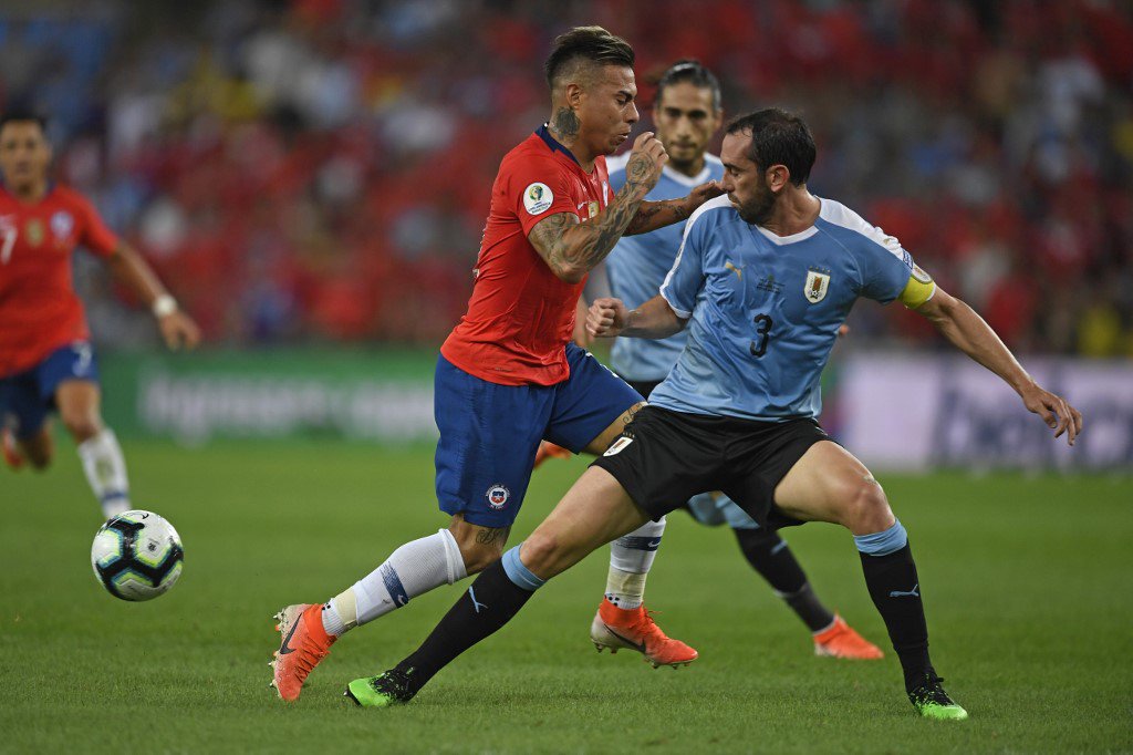 DelSolUy's tweet photo. 📸 En 50 minutos, Uruguay y Chile empatan sin goles.
📲 https://t.co/rOWQpofVks
🇧🇷 #DelSolEnBrasil https://t.co/HNc6LRncOb