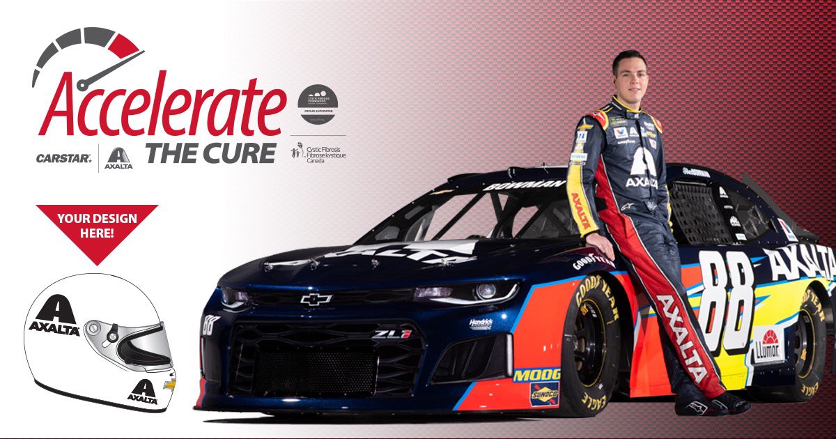 CFF_CNY's tweet photo. How would accelerating a cure for #cysticfibrosis affect you or your loved one? Submit a drawing for a chance to have it featured on @AlexBowman88’s helmet! Thanks @CARSTAR and @AxaltaRacing for hosting the #AcceleratetheCure contest. For full detail: https://t.co/ZVqA4X1jz2 https://t.co/57LsGsBH8D