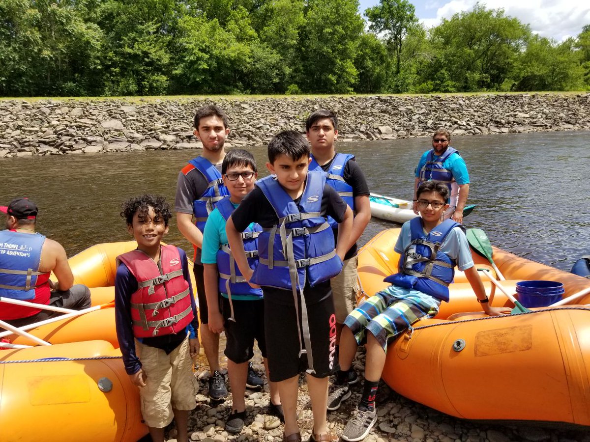 MKA_NorthJersey's tweet photo. North Jersey Atfal in good spirits, a great trip overall! #rafting #jimthorpe #atfal https://t.co/GlHa31Lg2a