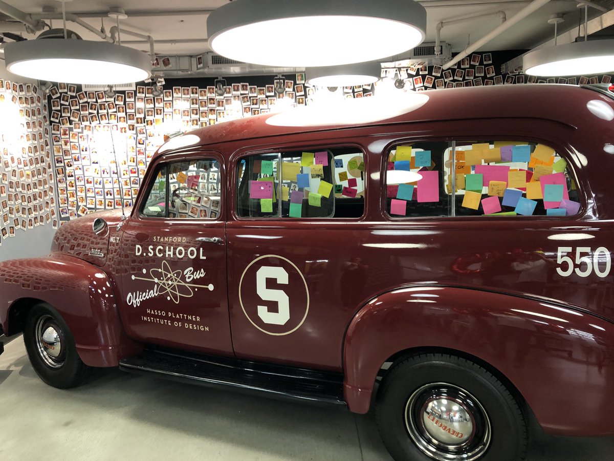 profandygold's tweet photo. What an amazing day at the @NextGenPF Fellows Summer Institute. Awesome field trip to the @stanforddschool for some #DesignThinking training with my fellow fellows. https://t.co/GKj2KMEKAj
