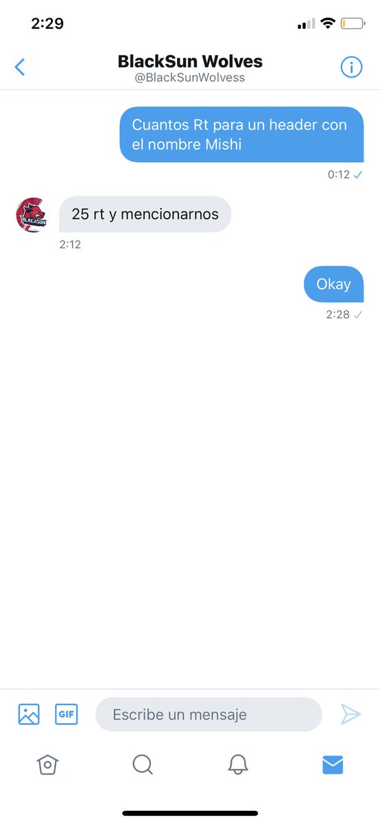 MISHIGAME_'s tweet photo. Gente 25 Rt i los de @BlackSunWolvess me hacen un header con mi nombre 
Va darle Rt https://t.co/QM758vDipb