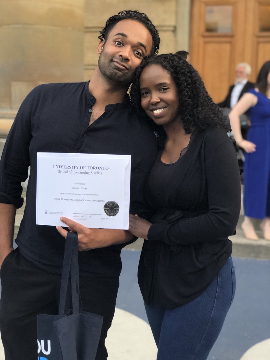 shrutirashmin's tweet photo. We graduated! @ChrisCart79 #UofTSCS #DigitalEdu https://t.co/R7i4tlMUwL