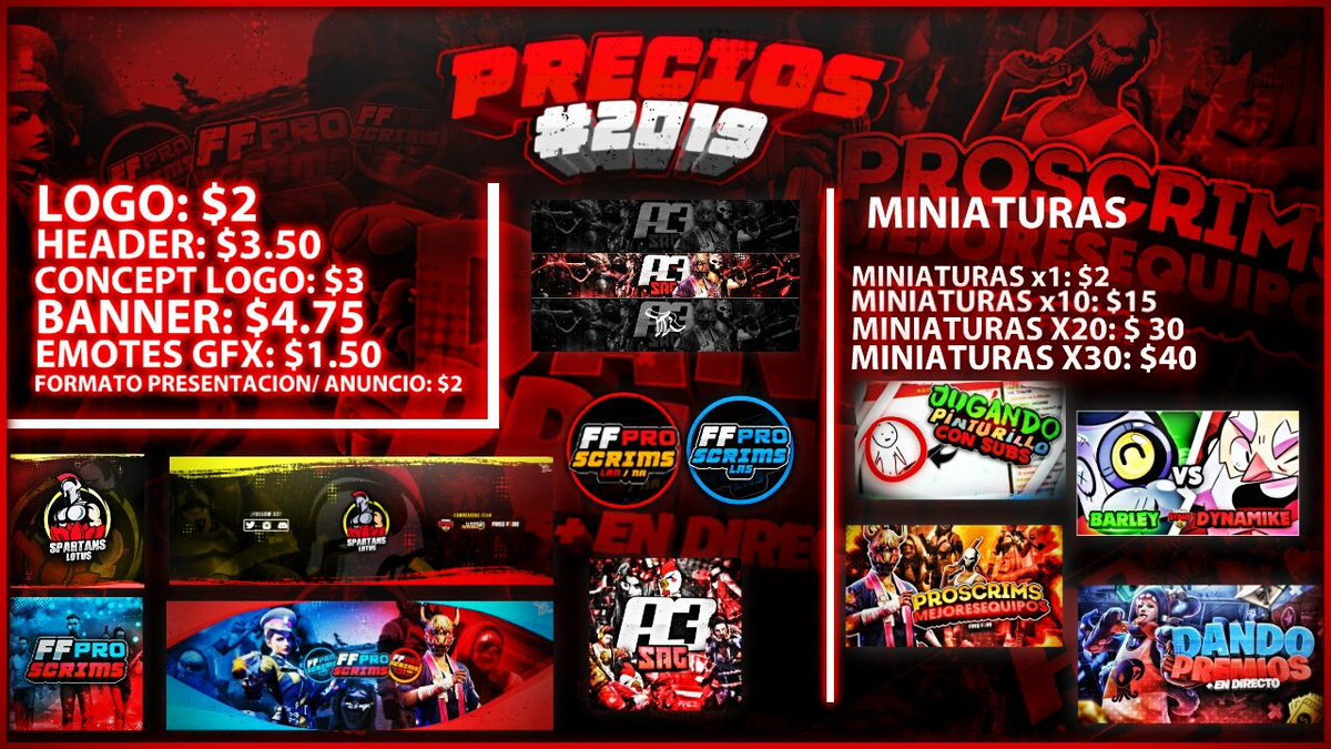 LuisGraphx's tweet photo. ¡¡OFERTA!!

Desde hoy al 27 Junio todos los diseños por $1.20 y los packs de miniaturas:

X10:  $8
X20:  $14
x30:  $21

Cortesía de mi union a @BullMastersOn  &amp; @Spartans_Lotus https://t.co/VLUY4pyzzs