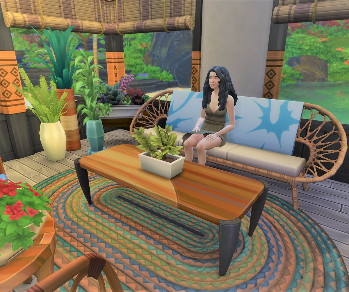 hiphipreneeYT's tweet photo. So happy with how my first Island Living build turned out! Sulani is incredibly beautiful, and I am all about these build/buy items. #ShowUsYourBuilds 

https://t.co/ZHPeFspaGb https://t.co/z7MKHvacY1