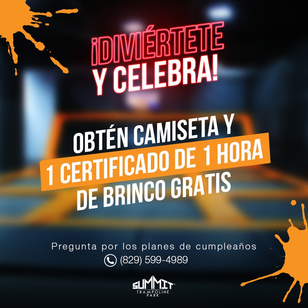 summitsambil's tweet photo. ¿Ya conoces nuestros paquetes de cumpleaños? Al celebrarlo tienes obsequios y sorpresas en #SummitRD. Sé parte de la experiencia #SummitParty, en donde cada uno de nuestros clientes se luce con la decoración que traen 🎊🎊 https://t.co/bGTkORVbvB