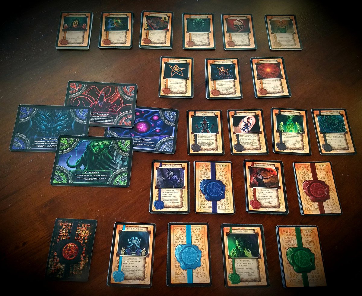 Aeon_Tabletop's tweet image. The Cthulhu: Age of Madness proofs finally arrived! We are super excited about this and are getting the ball rolling for Kickstarter very soon!