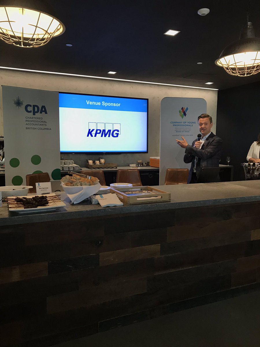 cpa_bc's tweet image. Walter Pela, FCPA, FCA of @KPMG_Canada welcomes guests at the CYP Leadership Cafe: Evolving workplaces and future generations. #CYPProgram