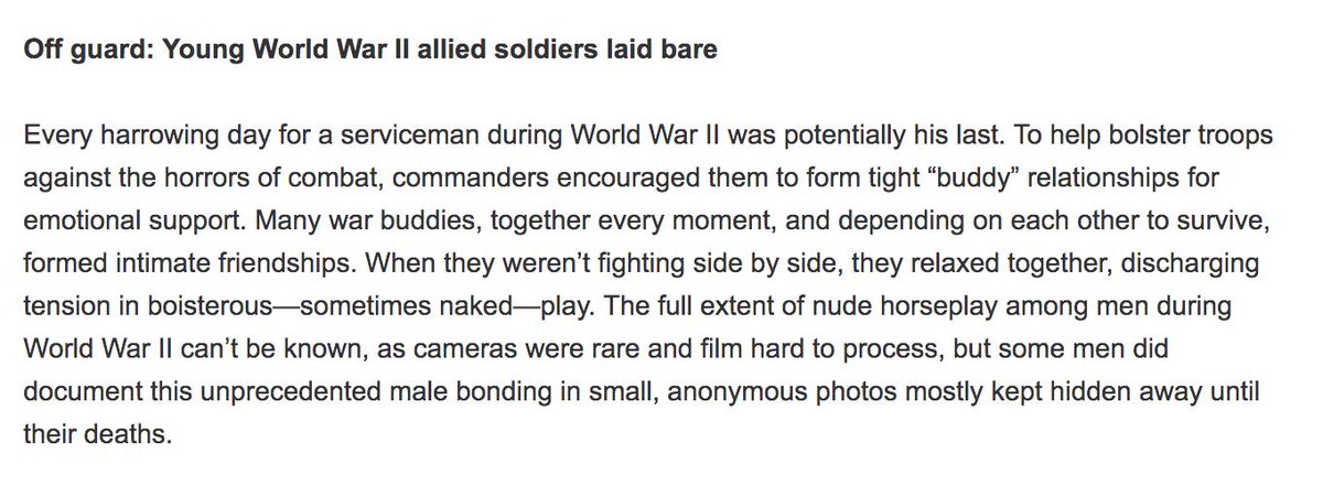 Wow. So, "your pal, your buddy, your Bucky."Anthony Oliveira @/meakoopa posted of this, &  @gaylibrary sent me these resources.In WWII, "buddy" relationships were intimate & significant. The term is historically tied to male soldiers & dying lovers.Rumlow was calling Steve gay.