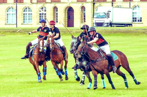 AMSPoloTeam's tweet photo. Another fantastic win for @AMSPoloTeam against @RMASPoloClubOIC at the #margotturner 2019. With @ChampagneJeanB @StaaGfashion @BritishArmyPolo @ArmySportsLTRY @ArmySportASCB @ArmyMedServices @AMSCorpsSM @AMSCorpsCol @MastaRugs  #findwhereyoubelong Photos by: Stephen Wall https://t.co/zX6e49UyPK
