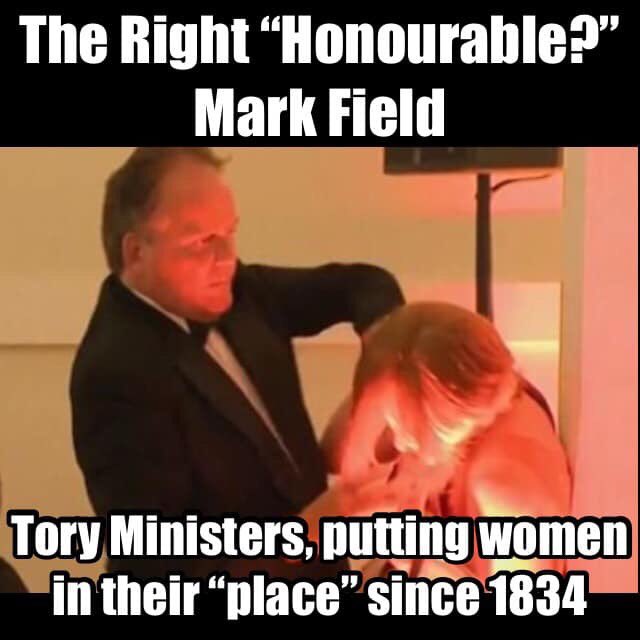 sussexblogger's tweet photo. @jongaunt Disgusting to see anybody defending that bullying thug, who has since apologised for his attack on a woman half his size
He is a public servant, bound by the MPs’ code of conduct - which he breached by this assault
#markfieldassault https://t.co/r1OZTPvNC6