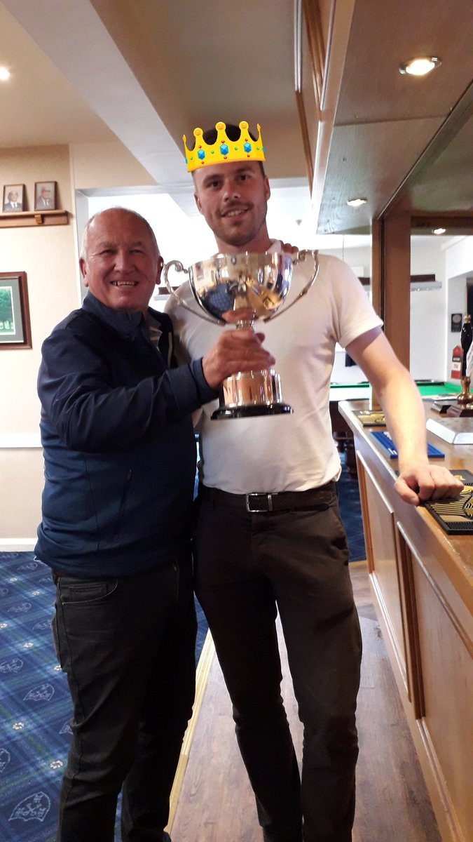 1873dougie's tweet photo. Champions yet again + Phil!! Big thanks to @krombacherUK for another great day. Not feeling 100% this morning though !!! @JDBarraclough https://t.co/kWaRO5xQ6K