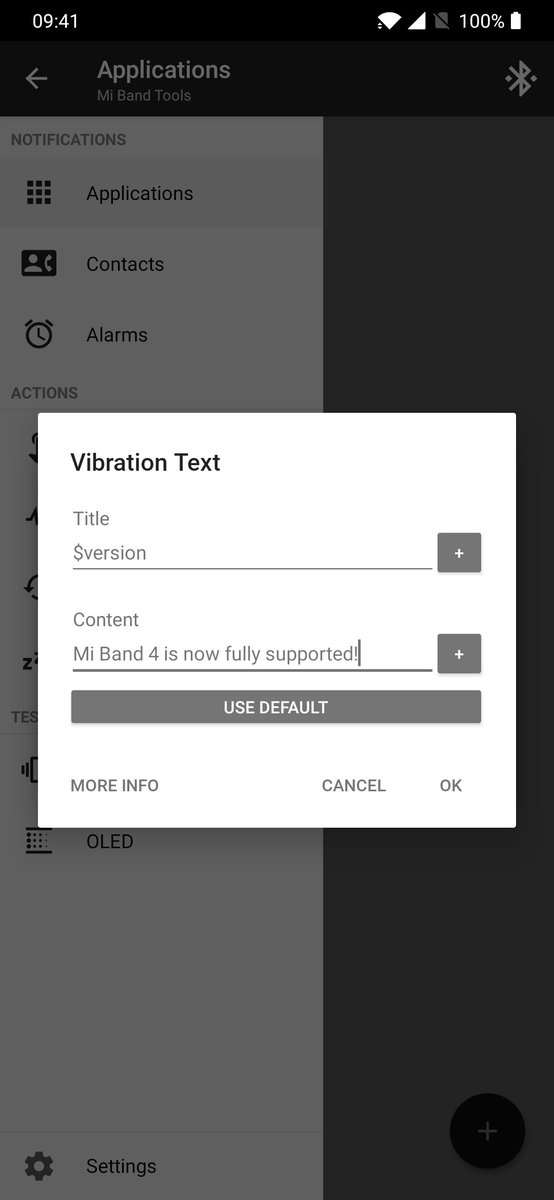 Mi Band Tools tweet media