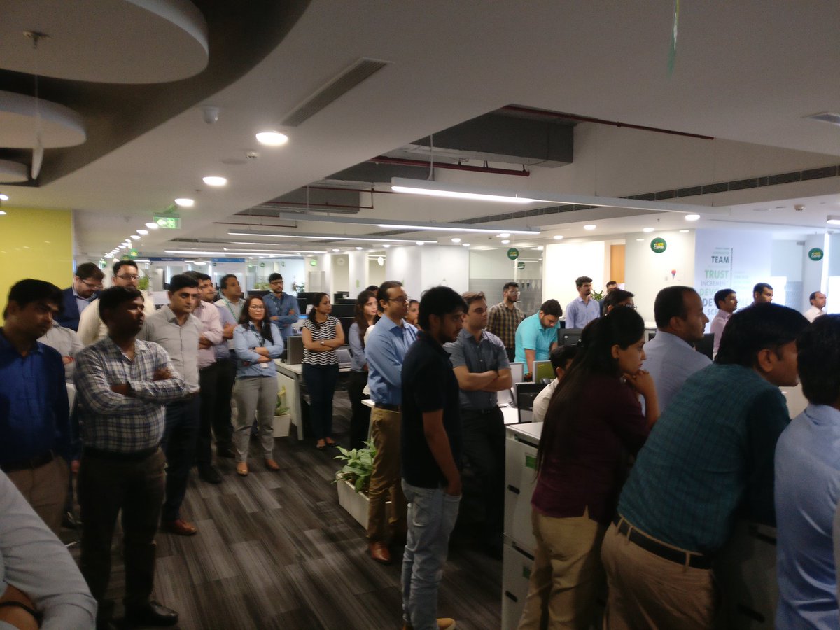 CBRE_India's tweet photo. .@chandpani in a town hall with the #India team.

This engagement was highly successful in establishing a productive dialogue between the team! 

@CBRE @rakakhashu https://t.co/wutR1AYe0W