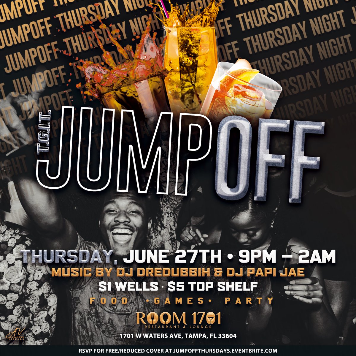 2PHrozen's tweet image. Dropping on the TL for ya convenience 

$1 wells 

$5 top shelf

$15 AYCD

#TheJumpOff