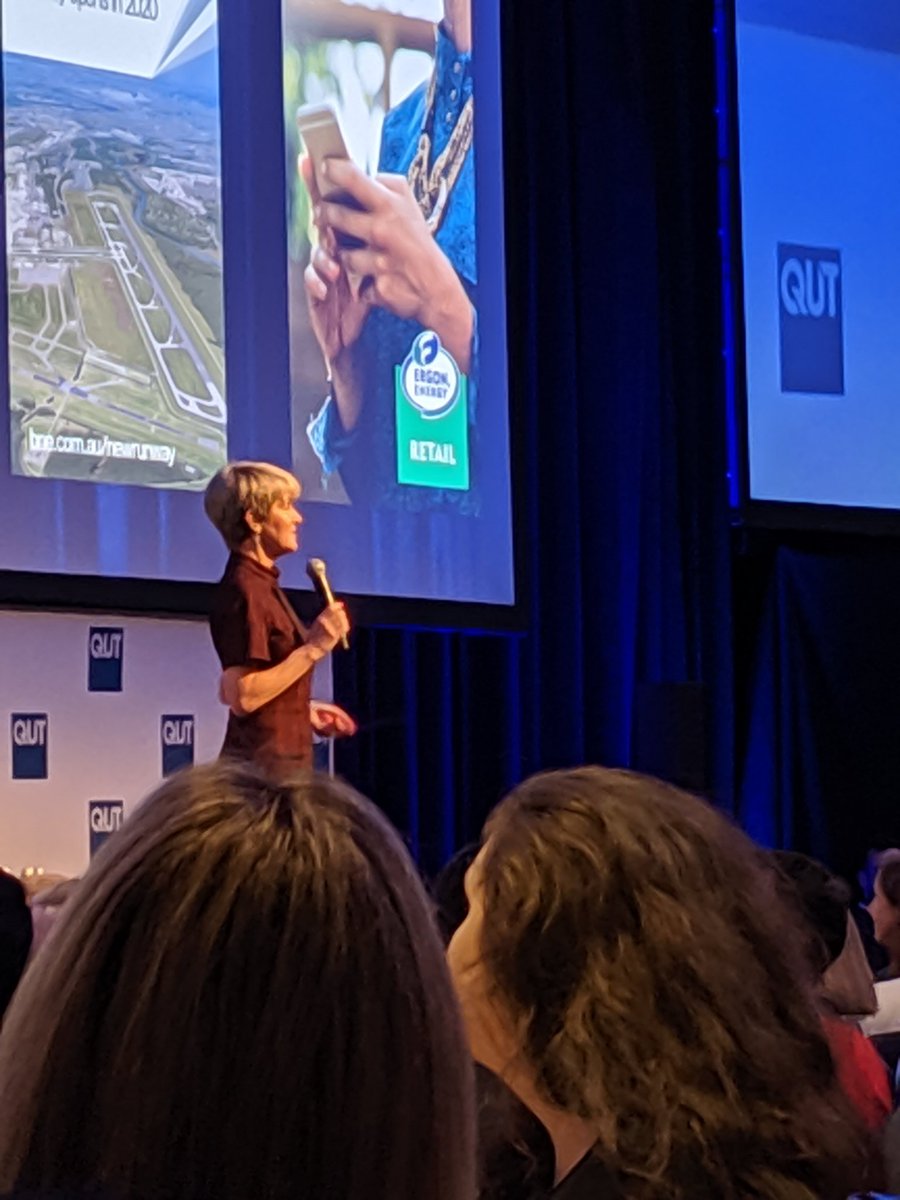 Julie Bishop talking about her career for the next 20 years. #qutblf