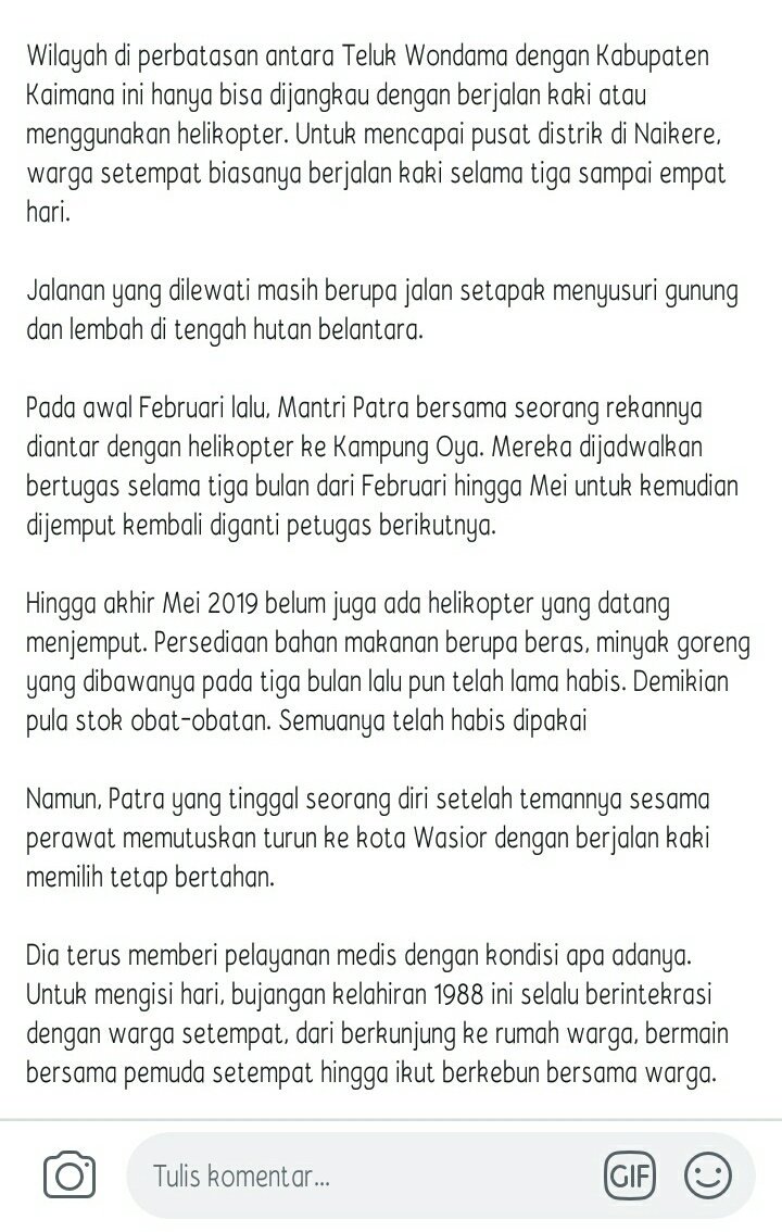 Dia yg terabaikan. 
Mengabdi tulus hgg keadaan memaksanya menyerahkan nyawanya. 
Kematian Tragis akibat Instansi Kesehatan tempatnya melabuhkan pengabdiannya tutup mata &amp; telinga.

Selamat jalan pahlawan Kemanusiaan. 
Maafkan negerimu yg Abai atas tanggung jawabnya 😭🙏

1.