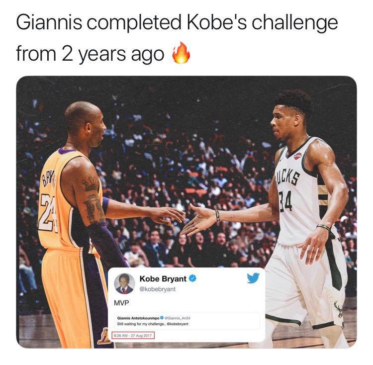 NBAMemes's tweet photo. Giannis answered his calling 🙌 https://t.co/vCxyFbySca